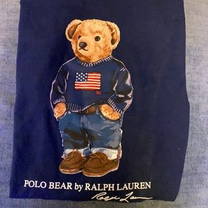 NWT Boys Polo navy blue long sleeve shirt sz 5